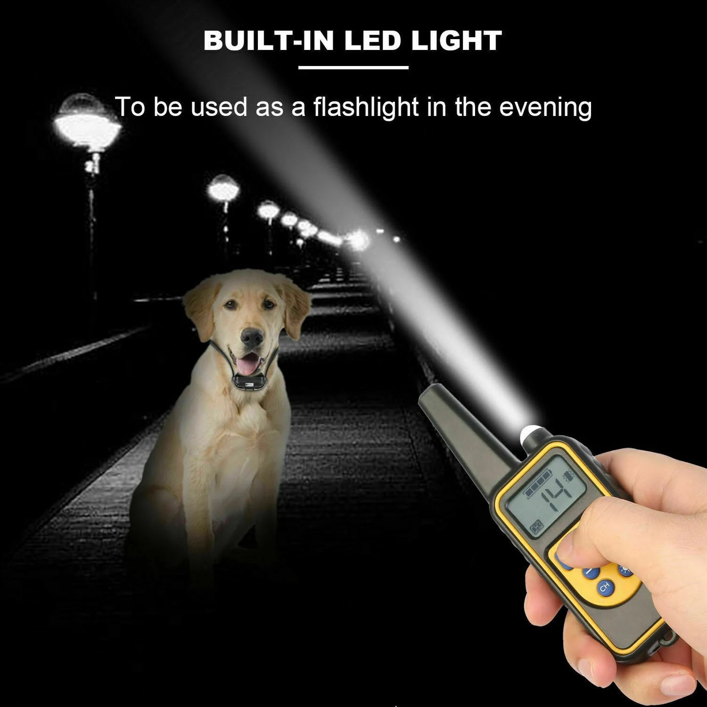 2700 FT Waterproof Dog Shock Collar – Rechargeable Remote Trainer with LCD