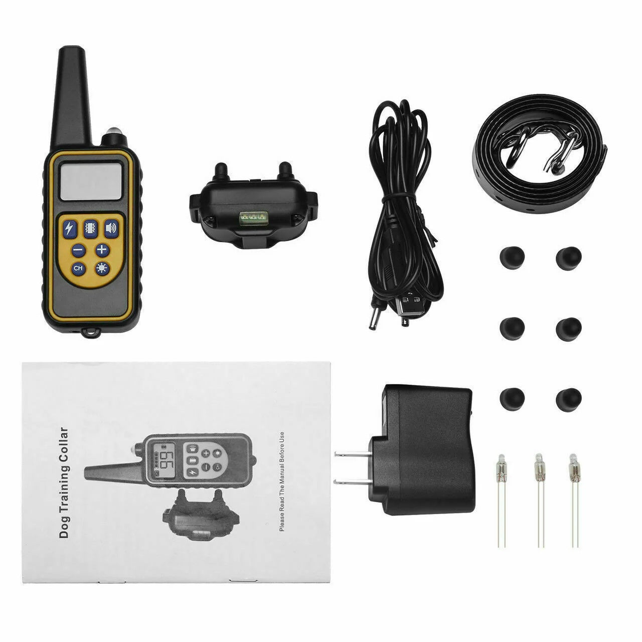 2700 FT Waterproof Dog Shock Collar – Rechargeable Remote Trainer with LCD